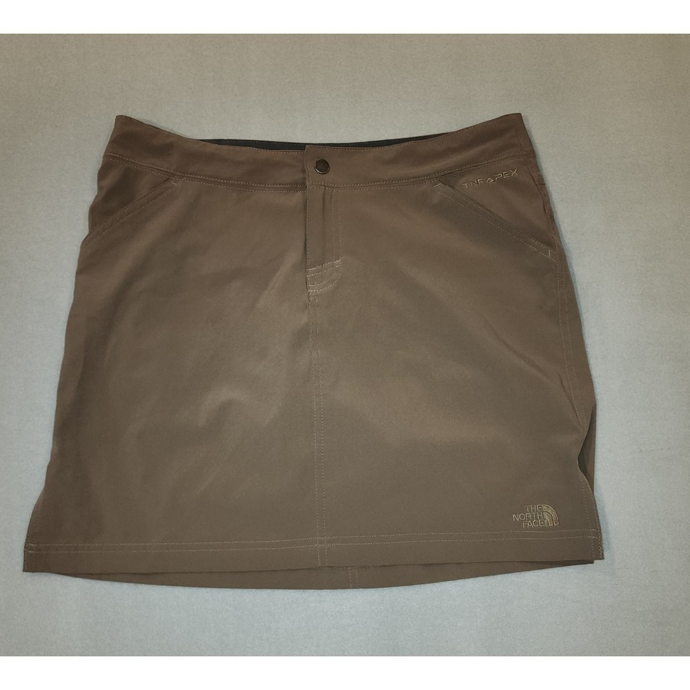 The North Face TNF Apex Brown Outdoor Hiking Skirt Womens Size 6 Stretch